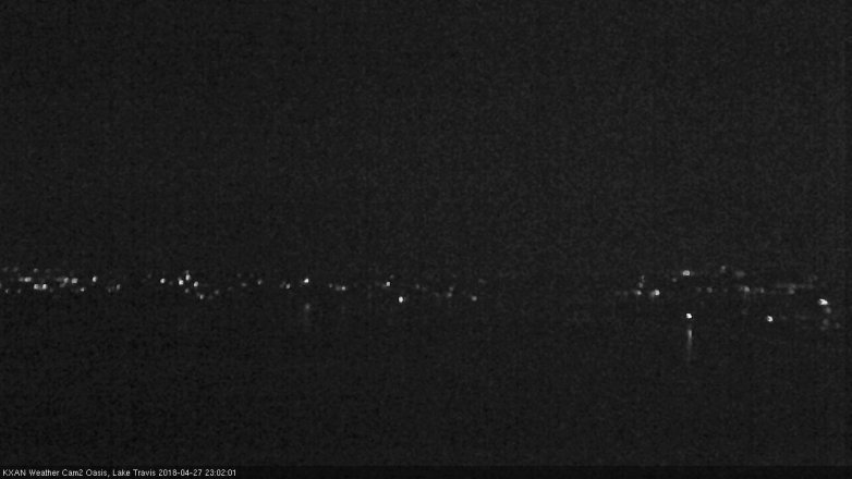 Lake Travis webcam, April 27, 2018 10:05 PM CT
