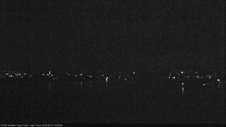 Lake Travis webcam, April 27, 2018 10:55 PM CT