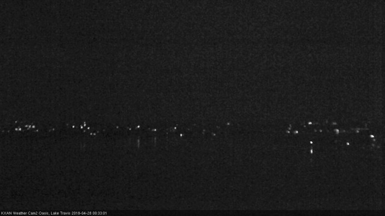 Lake Travis webcam, April 27, 2018 11:55 PM CT