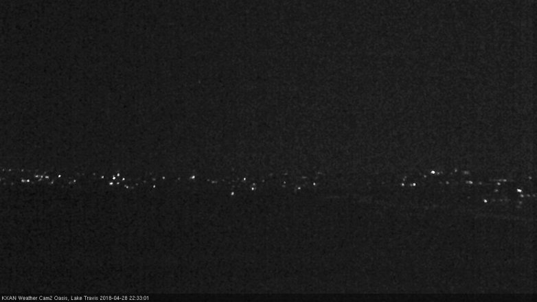 Lake Travis webcam, April 28, 2018 10:05 PM CT