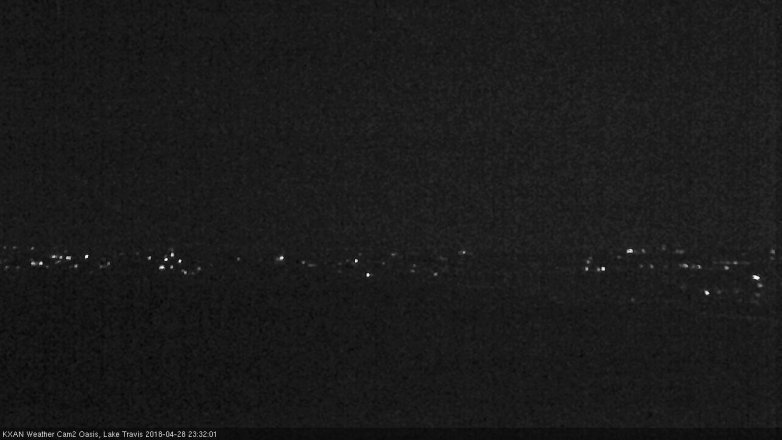 Lake Travis webcam, April 28, 2018 10:45 PM CT