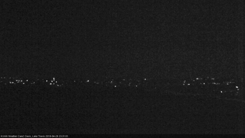 Lake Travis webcam, April 28, 2018 10:55 PM CT