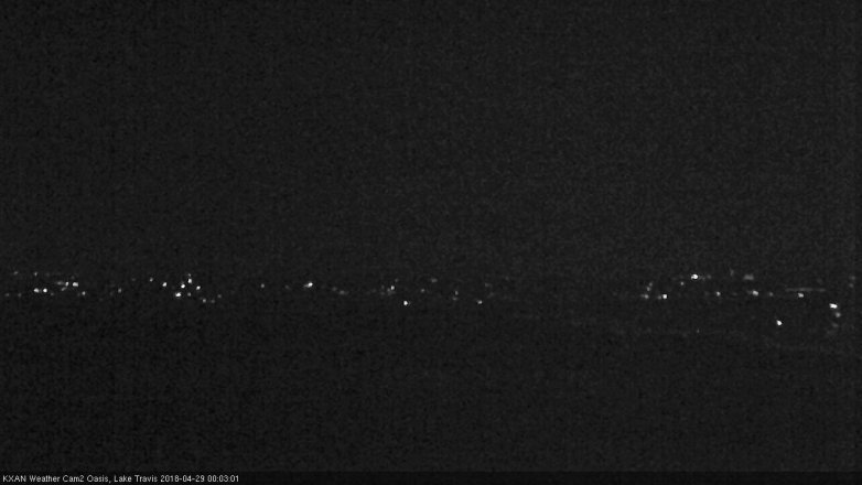 Lake Travis webcam, April 28, 2018 11:30 PM CT