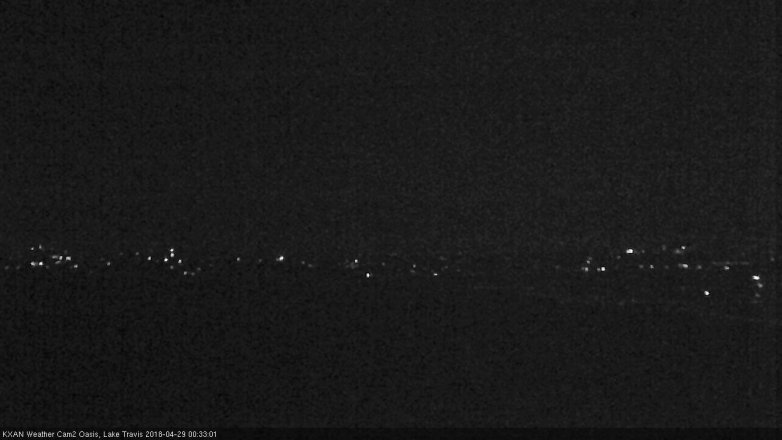 Lake Travis webcam, April 28, 2018 11:45 PM CT