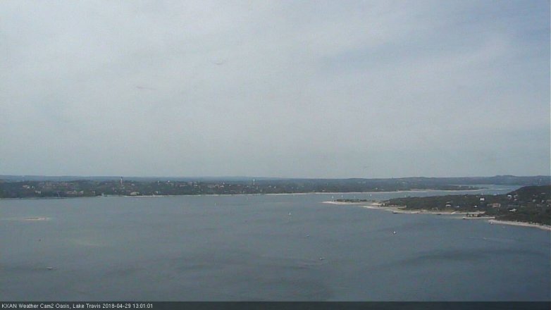 Lake Travis webcam, April 29, 2018 12:20 PM CT