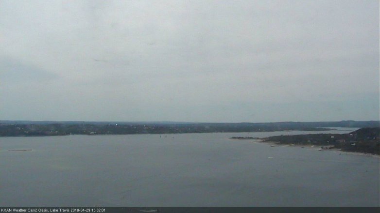 Lake Travis webcam, April 29, 2018 3:00 PM CT