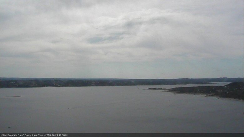 Lake Travis webcam, April 29, 2018 4:10 PM CT