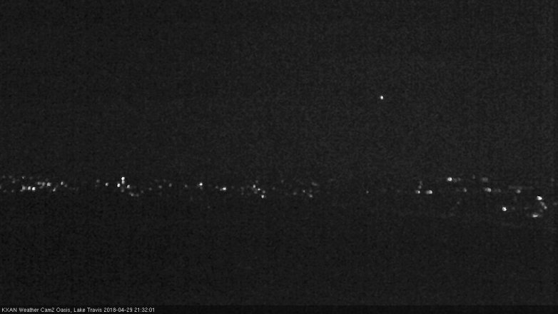 Lake Travis webcam, April 29, 2018 8:35 PM CT