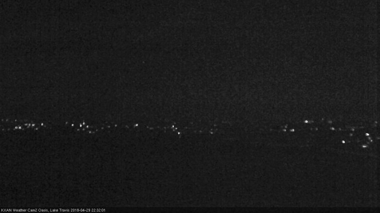 Lake Travis webcam, April 29, 2018 9:35 PM CT