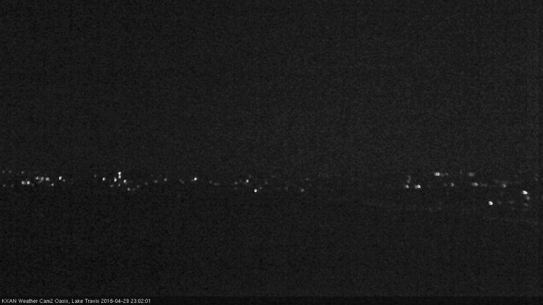Lake Travis webcam, April 29, 2018 10:20 PM CT