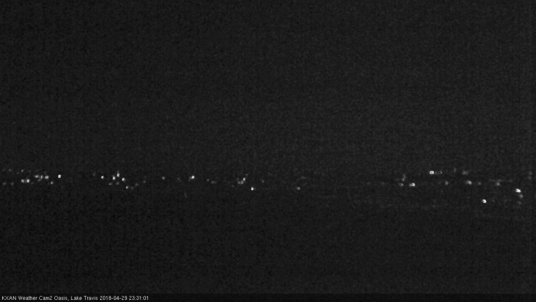 Lake Travis webcam, April 29, 2018 10:50 PM CT