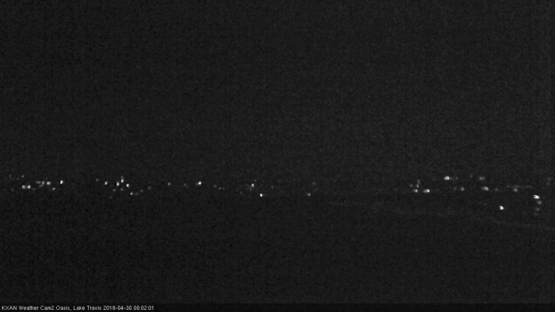 Lake Travis webcam, April 29, 2018 11:05 PM CT