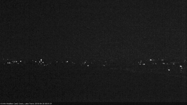 Lake Travis webcam, April 29, 2018 11:10 PM CT