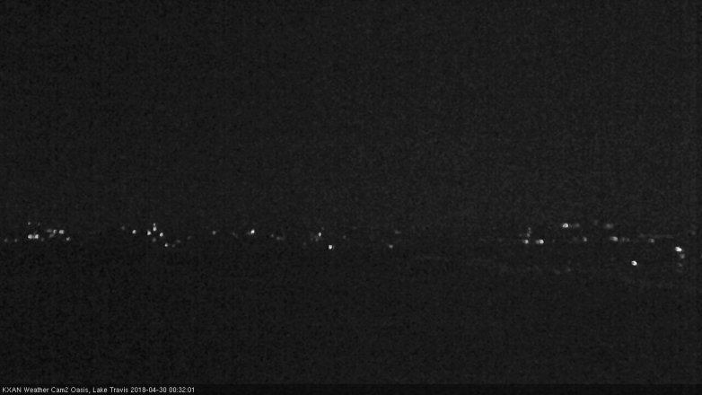 Lake Travis webcam, April 29, 2018 11:40 PM CT
