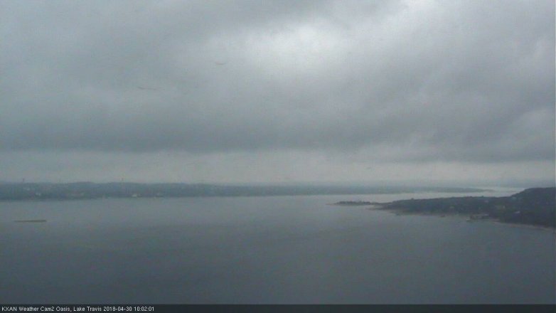 Lake Travis webcam, April 30, 2018 9:25 AM CT
