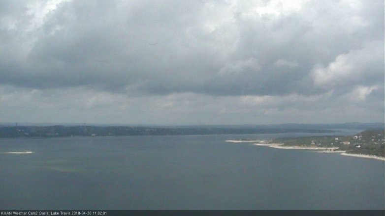 Lake Travis webcam, April 30, 2018 10:10 AM CT