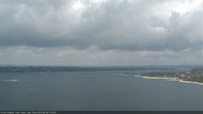 Lake Travis webcam, April 30, 2018 10:20 AM CT
