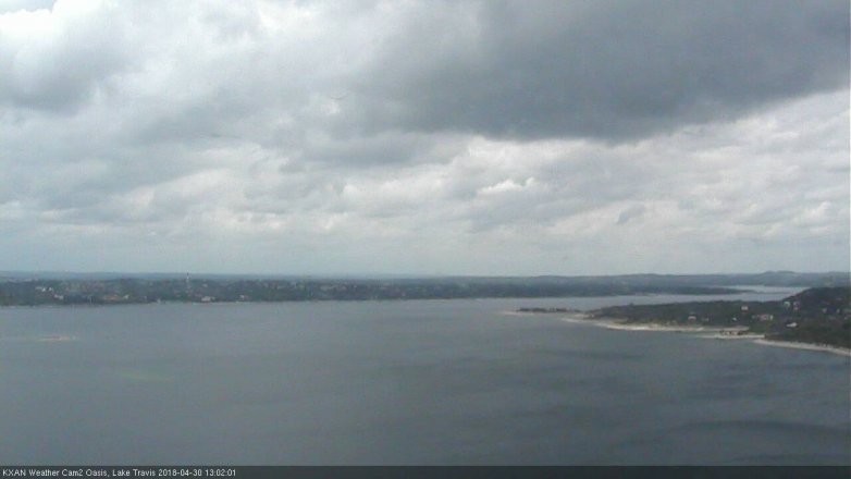 Lake Travis webcam, April 30, 2018 12:20 PM CT