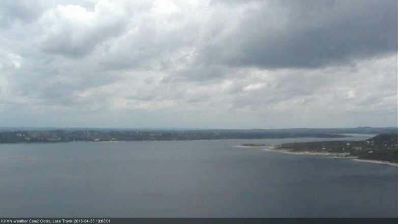 Lake Travis webcam, April 30, 2018 12:35 PM CT