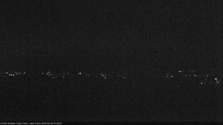 Lake Travis webcam, April 30, 2018 8:20 PM CT