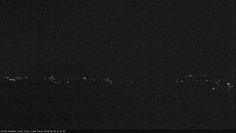 Lake Travis webcam, April 30, 2018 8:35 PM CT