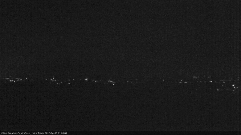 Lake Travis webcam, April 30, 2018 8:40 PM CT