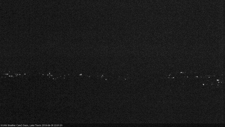 Lake Travis webcam, April 30, 2018 10:25 PM CT