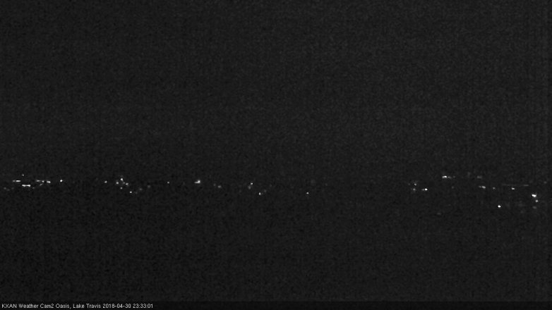 Lake Travis webcam, April 30, 2018 10:50 PM CT