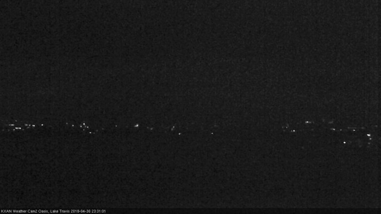 Lake Travis webcam, April 30, 2018 11:00 PM CT