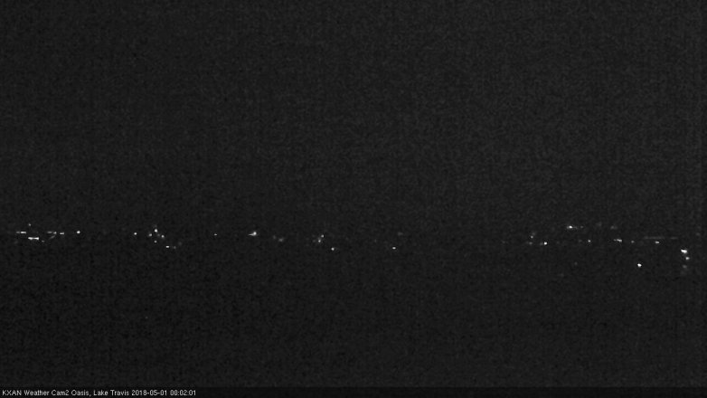 Lake Travis webcam, April 30, 2018 11:10 PM CT