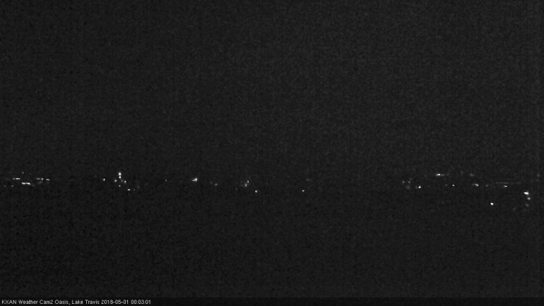 Lake Travis webcam, April 30, 2018 11:30 PM CT