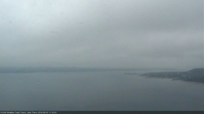 Lake Travis webcam, May 1, 2018 11:00 AM CT