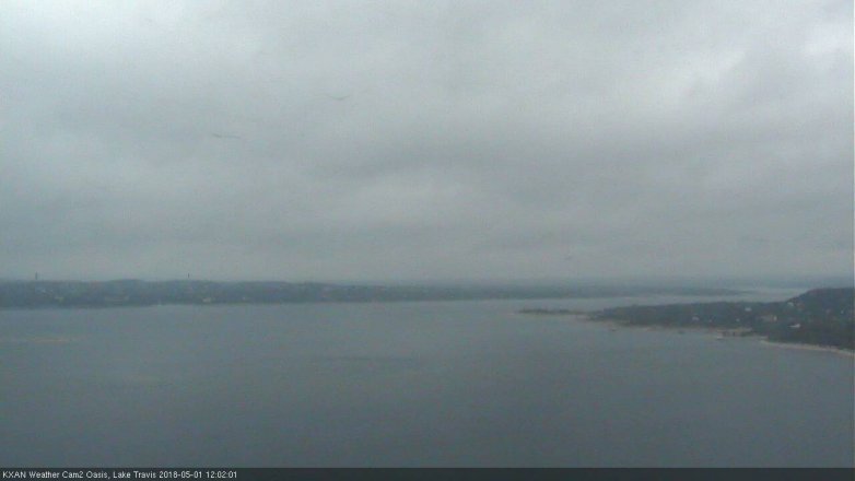 Lake Travis webcam, May 1, 2018 11:05 AM CT