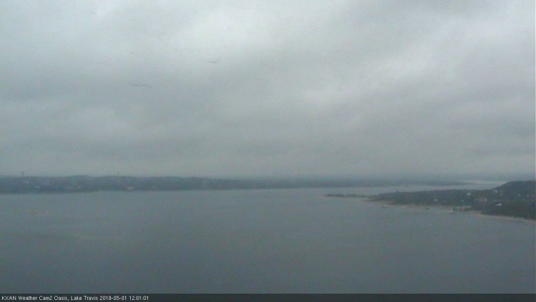 Lake Travis webcam, May 1, 2018 11:10 AM CT
