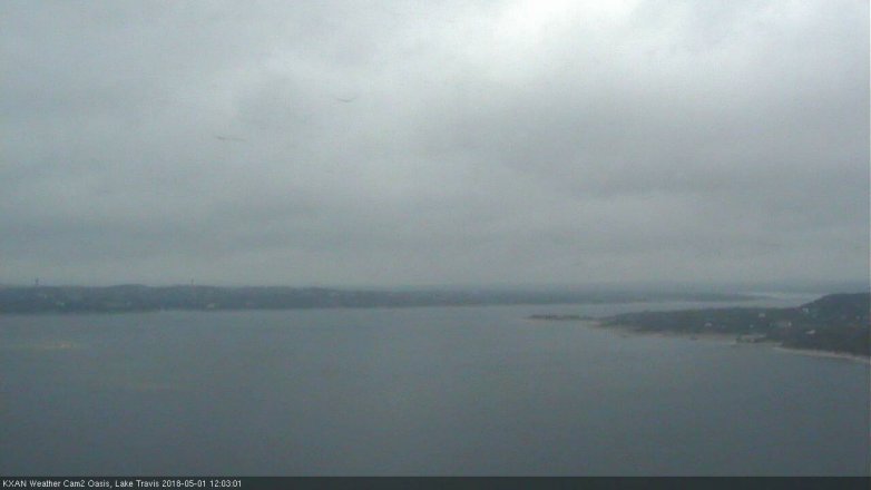 Lake Travis webcam, May 1, 2018 11:15 AM CT