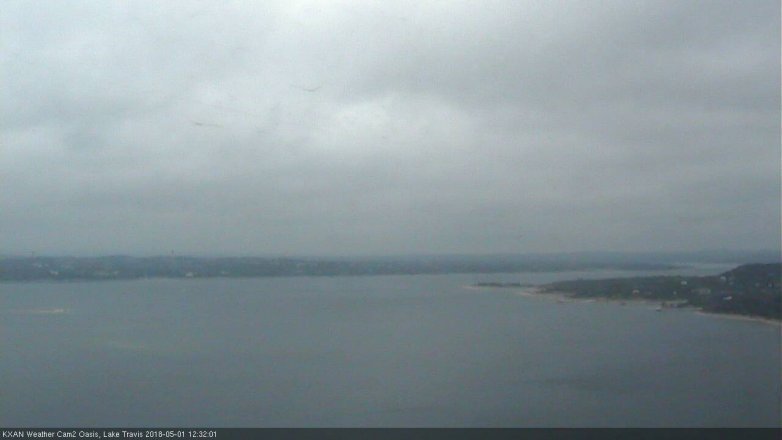 Lake Travis webcam, May 1, 2018 11:55 AM CT
