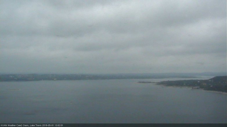 Lake Travis webcam, May 1, 2018 12:10 PM CT