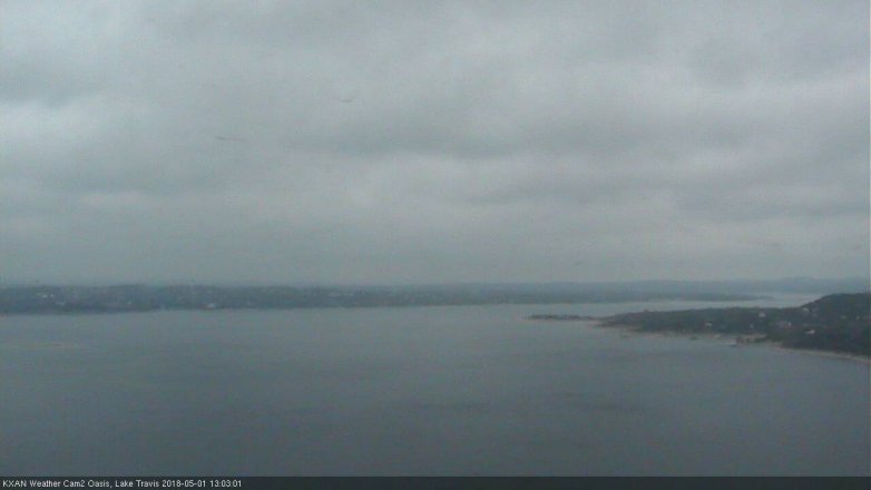 Lake Travis webcam, May 1, 2018 12:35 PM CT
