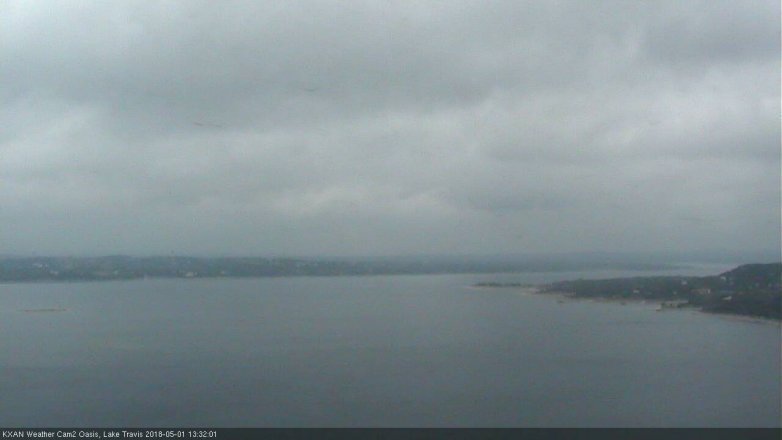 Lake Travis webcam, May 1, 2018 12:40 PM CT