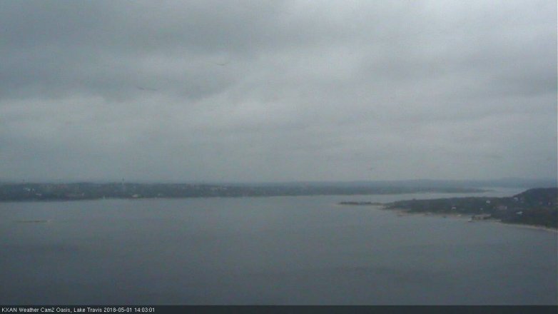 Lake Travis webcam, May 1, 2018 1:25 PM CT