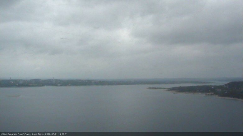 Lake Travis webcam, May 1, 2018 1:45 PM CT