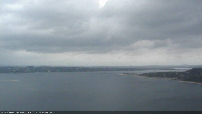 Lake Travis webcam, May 1, 2018 2:10 PM CT
