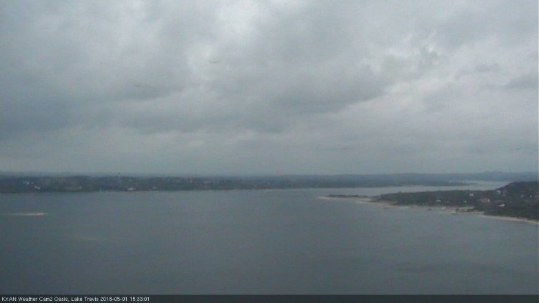 Lake Travis webcam, May 1, 2018 2:40 PM CT
