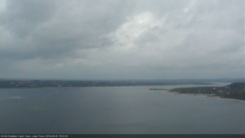 Lake Travis webcam, May 1, 2018 2:45 PM CT