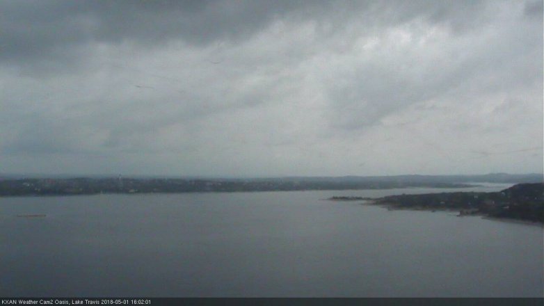Lake Travis webcam, May 1, 2018 3:15 PM CT