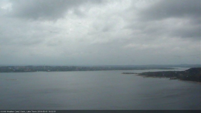 Lake Travis webcam, May 1, 2018 3:45 PM CT