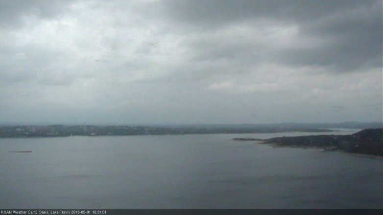 Lake Travis webcam, May 1, 2018 3:50 PM CT