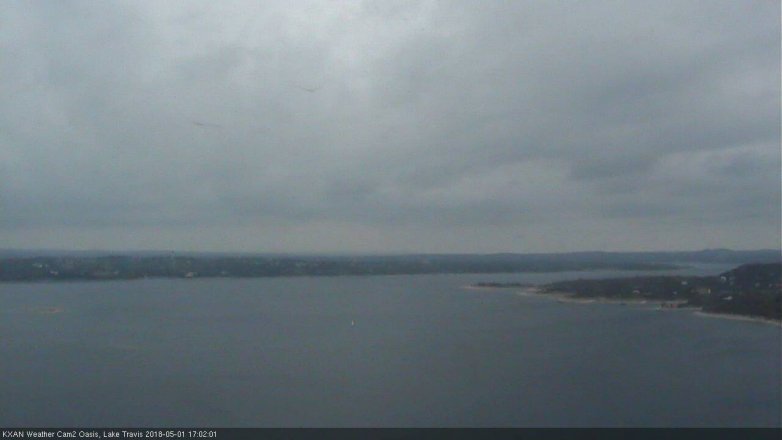 Lake Travis webcam, May 1, 2018 4:30 PM CT