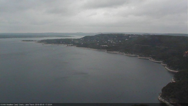 Lake Travis webcam, May 1, 2018 4:50 PM CT