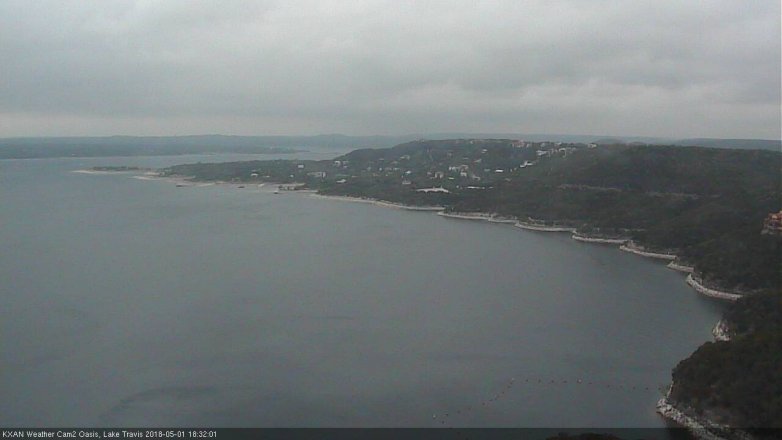 Lake Travis webcam, May 1, 2018 5:55 PM CT